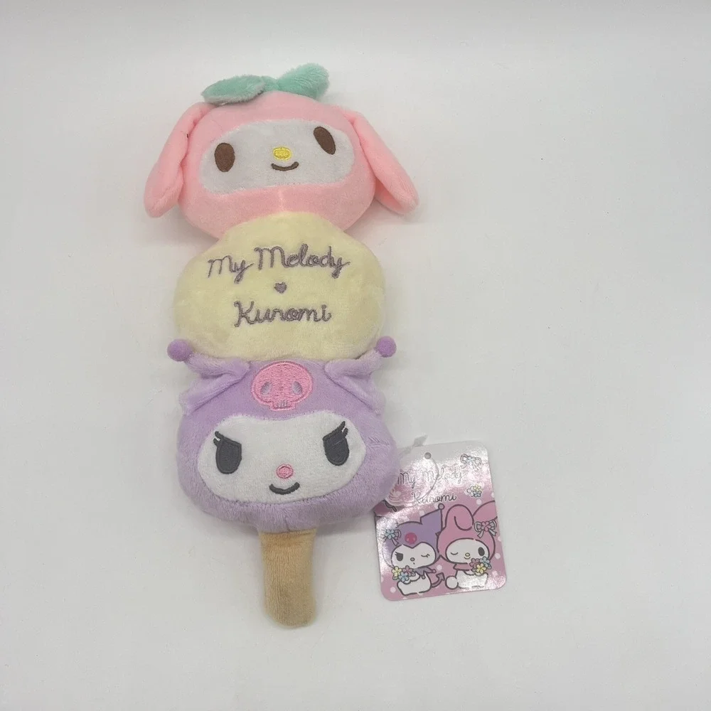 Sanrio My Melody Kuromi Dango Mochi Plush from Japan New Rare Toy W‎ Tags